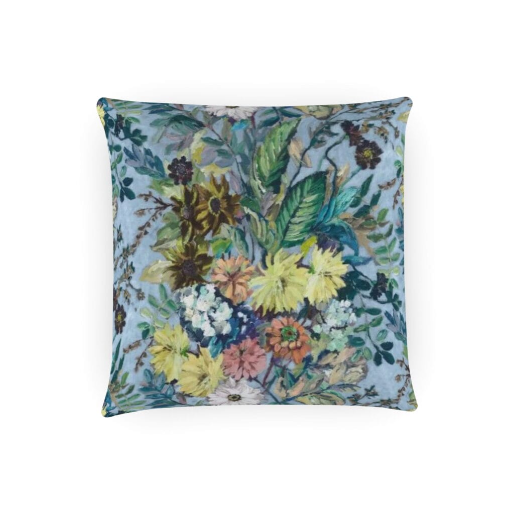 Eau de nil discount cushions