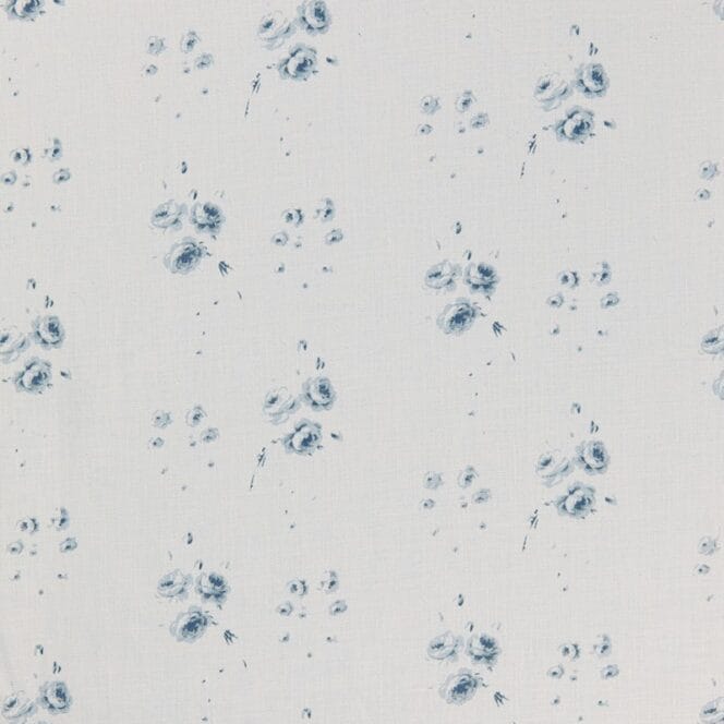 Cabbages & Roses Catherine Rose Blue Roman Blind
