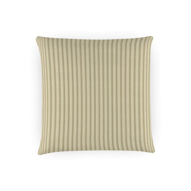 Ian Mankin Ticking Stripe Cream Cushion