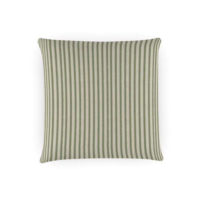 Ian Mankin Ticking Stripe Sage Cushion
