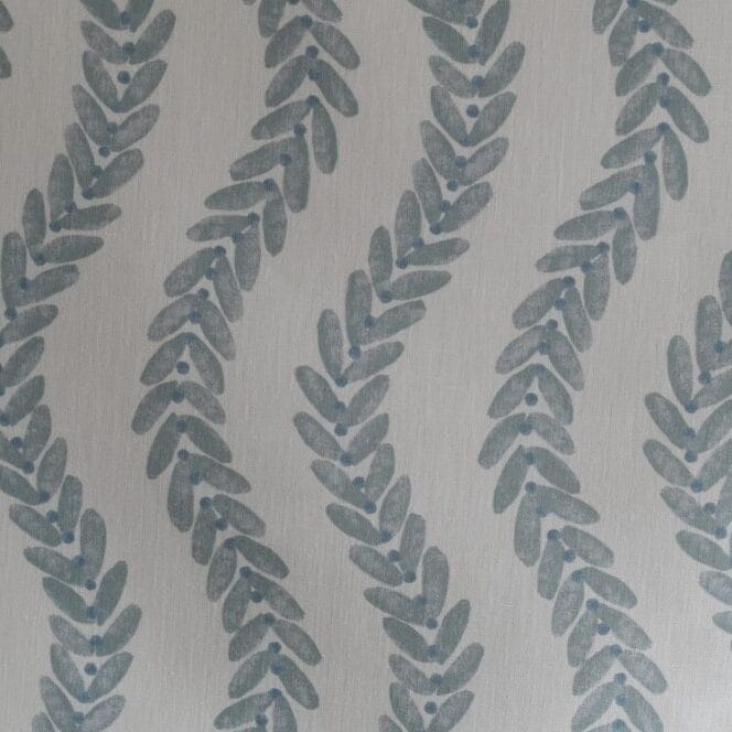 Peony and Sage Willow Parma Blue Fabric