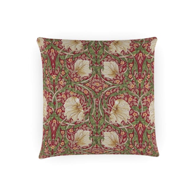 Morris & Co Pimpernel Red Thyme Cushion