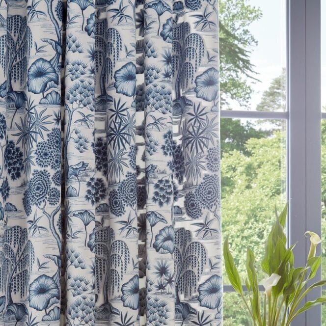 Porcelaine Delft Curtains