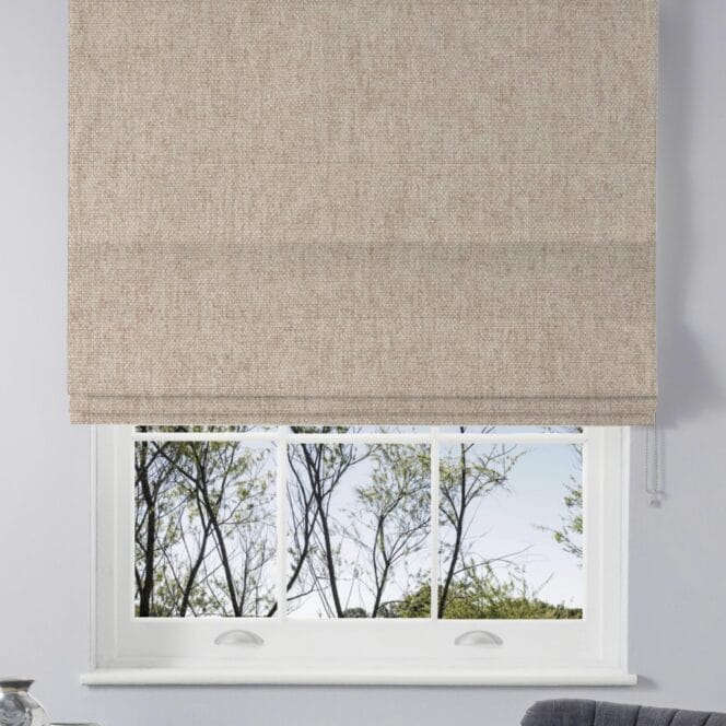 Bliss Caribou Roman Blind