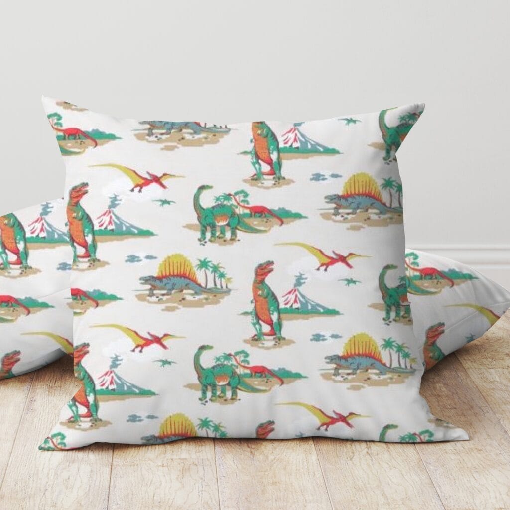 Cath Kidston Dino Multi Cushion Sewing House