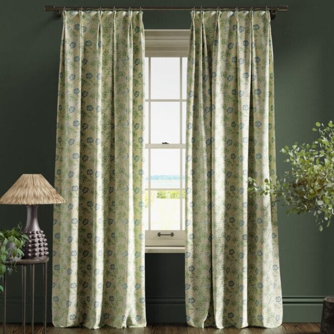 Mallow Apple Linen Curtain