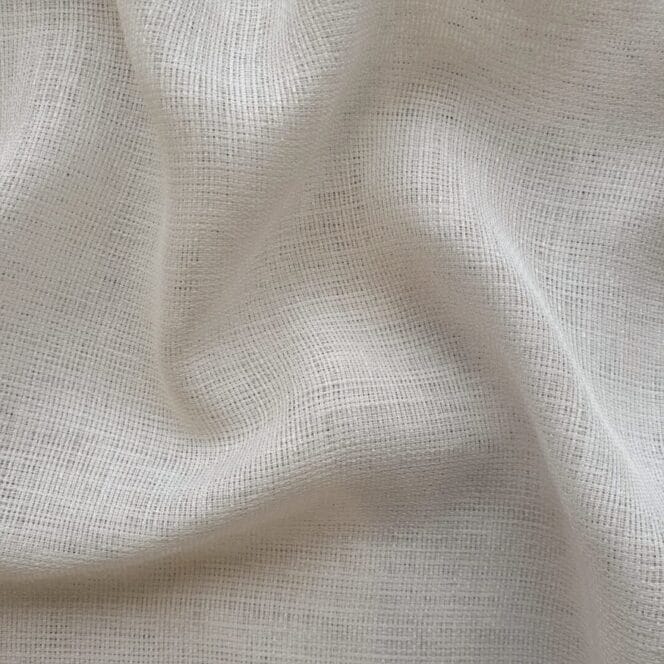 Milas White Clay Voile Curtains