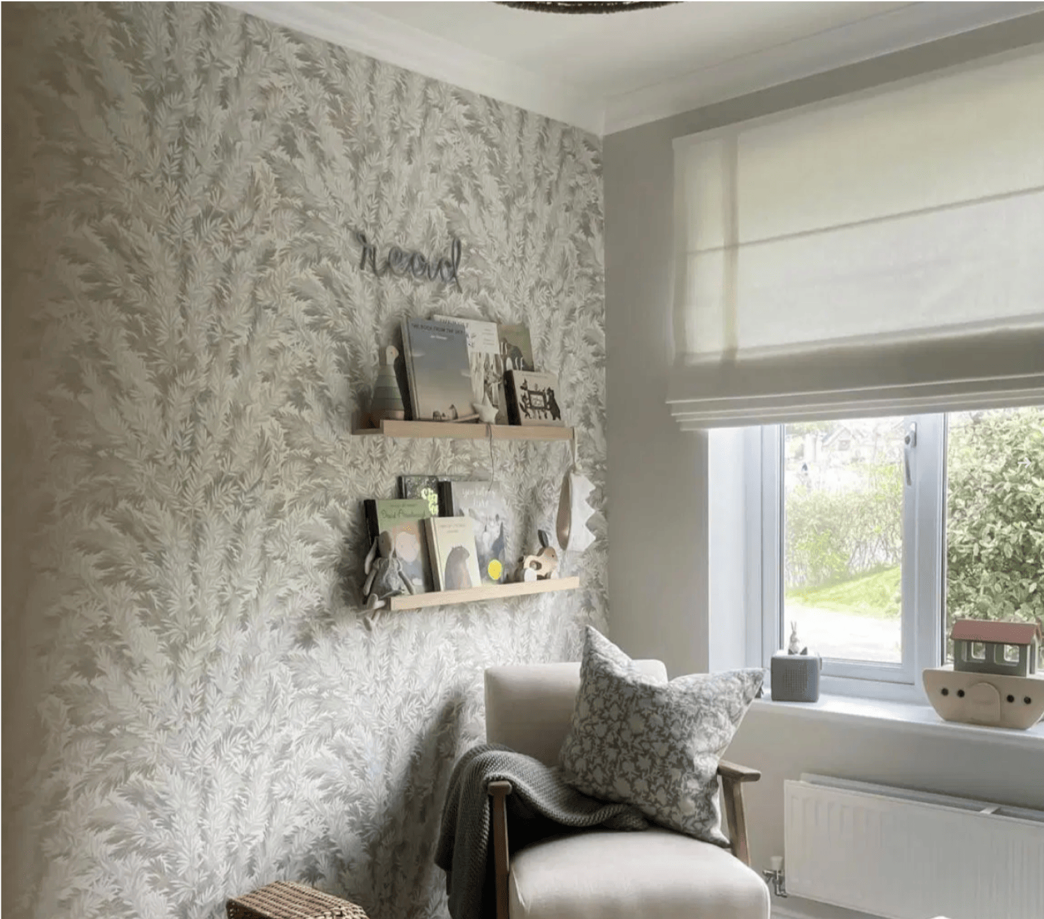 Oslo Ivory Roman Blind