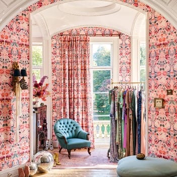 Bonita Chateau Rose Curtains