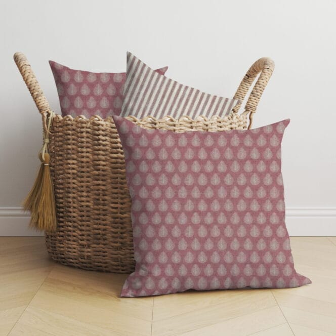 Emily Bond Jaipur Raspberry Cushion Emily Bond Jaipur Raspberry Cushion