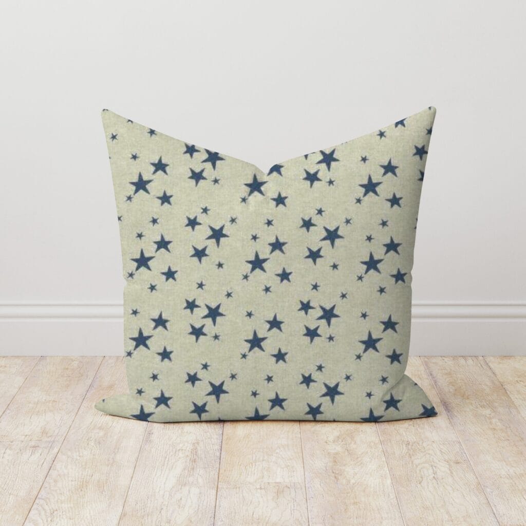 Emily Bond St Maws Indigo Cushion Emily Bond St Maws Indigo Cushion