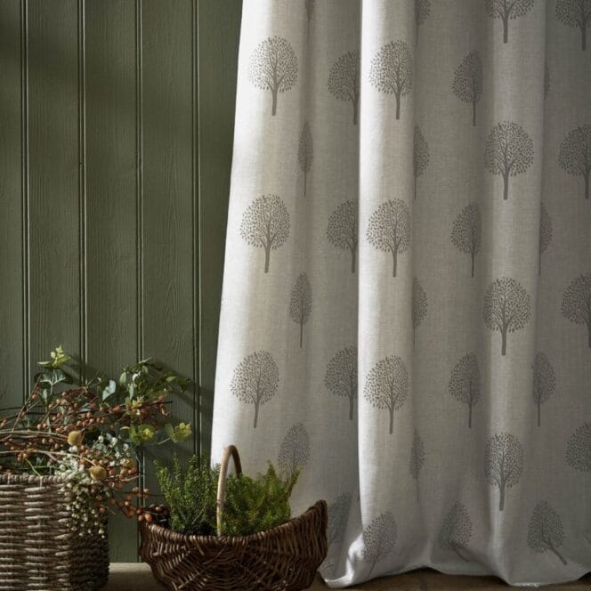 Emily Bond Yew Tree Linen Curtains