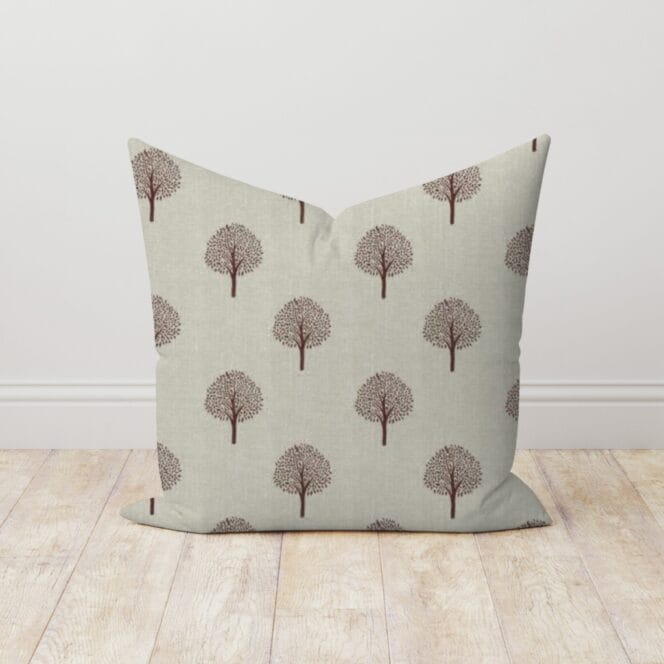 Emily Bond Yew Tree Mulberry Cushion