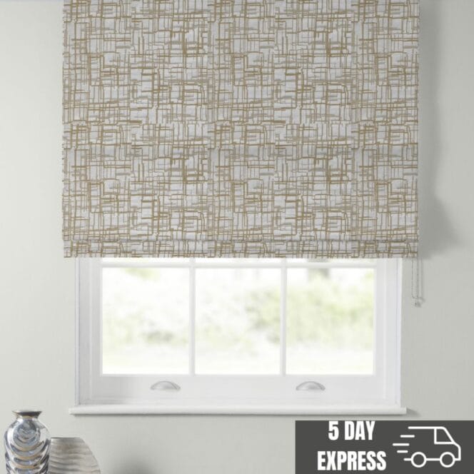 next day delivery Beige roman blind