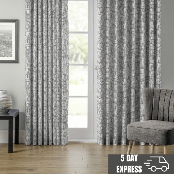 Express silver curtains