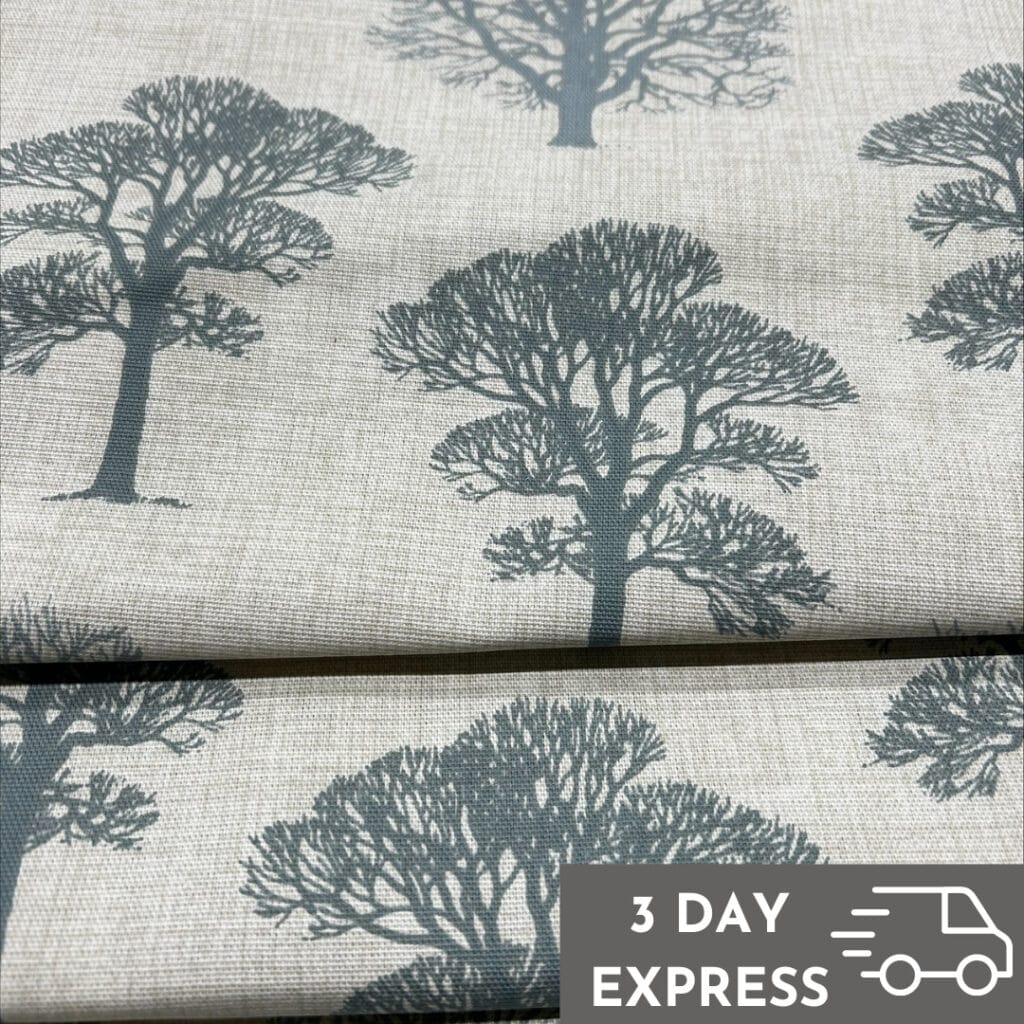 Autumn Trees Duckegg Roman Blind