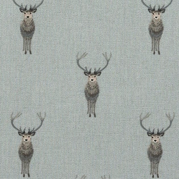 Sophie Allport Highland Stag Grey Curtains