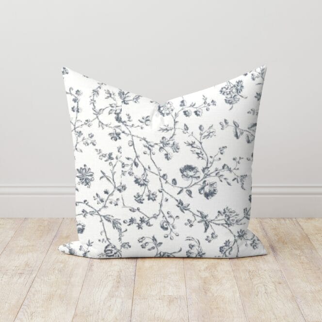 Laura Ashley Aria Dark Seaspray Blue Cushion