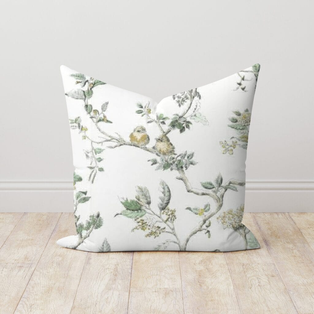 Laura Ashley Elderwood Fern Green Cushion Sewing House