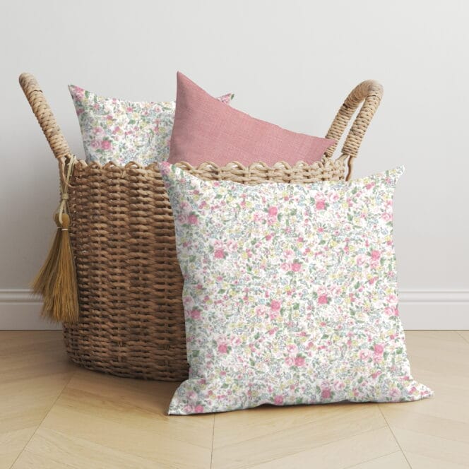 Laura Ashley Rowena Peony Pink Cushion