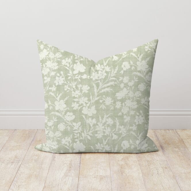 Laura Ashley Rye Hedgerow Green Cushion