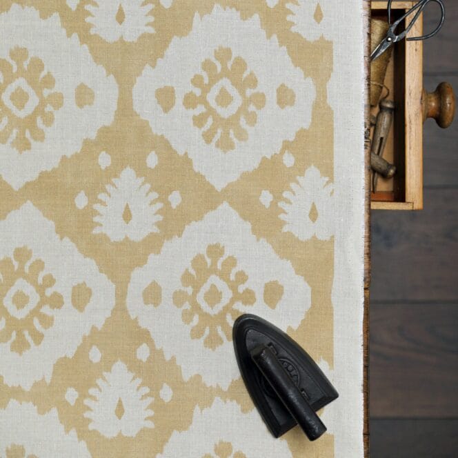 Peony & Sage Maya Large Hay Blotch Curtains