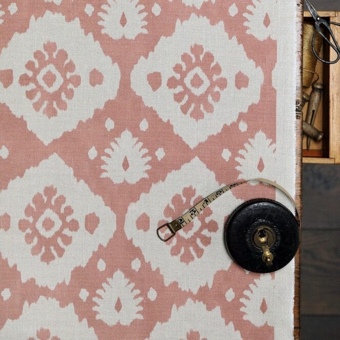 Peony & Sage Maya Large Soft Clay Red Curtains