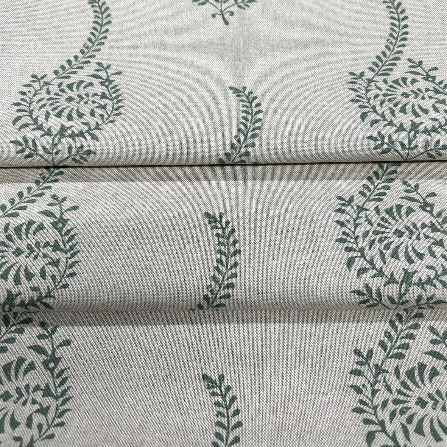 Sewing House Humber Apple Green Fabric Sewing House Humber Apple Green Fabric