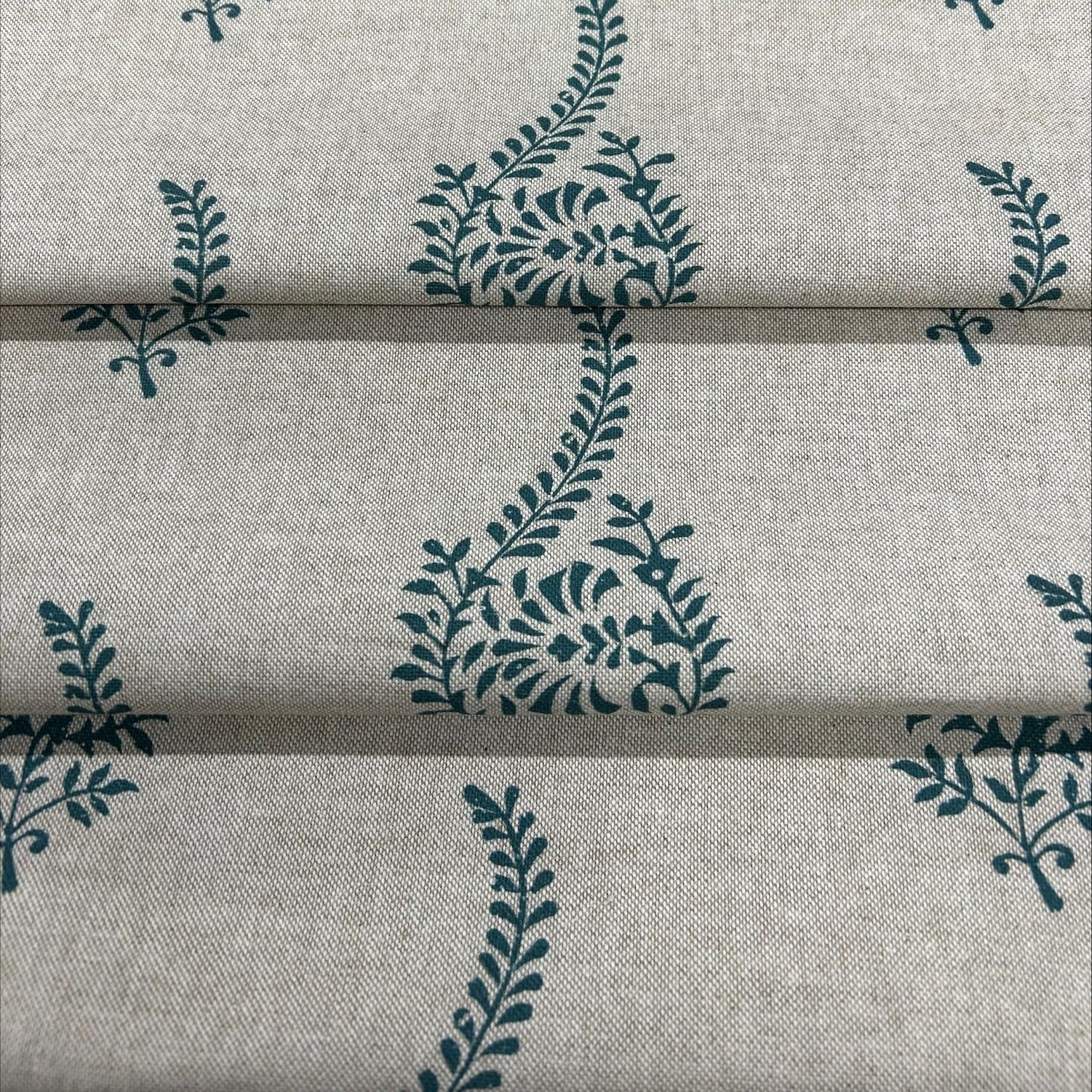 Sewing House Humber Teal Fabric Sewing House Humber Teal Fabric