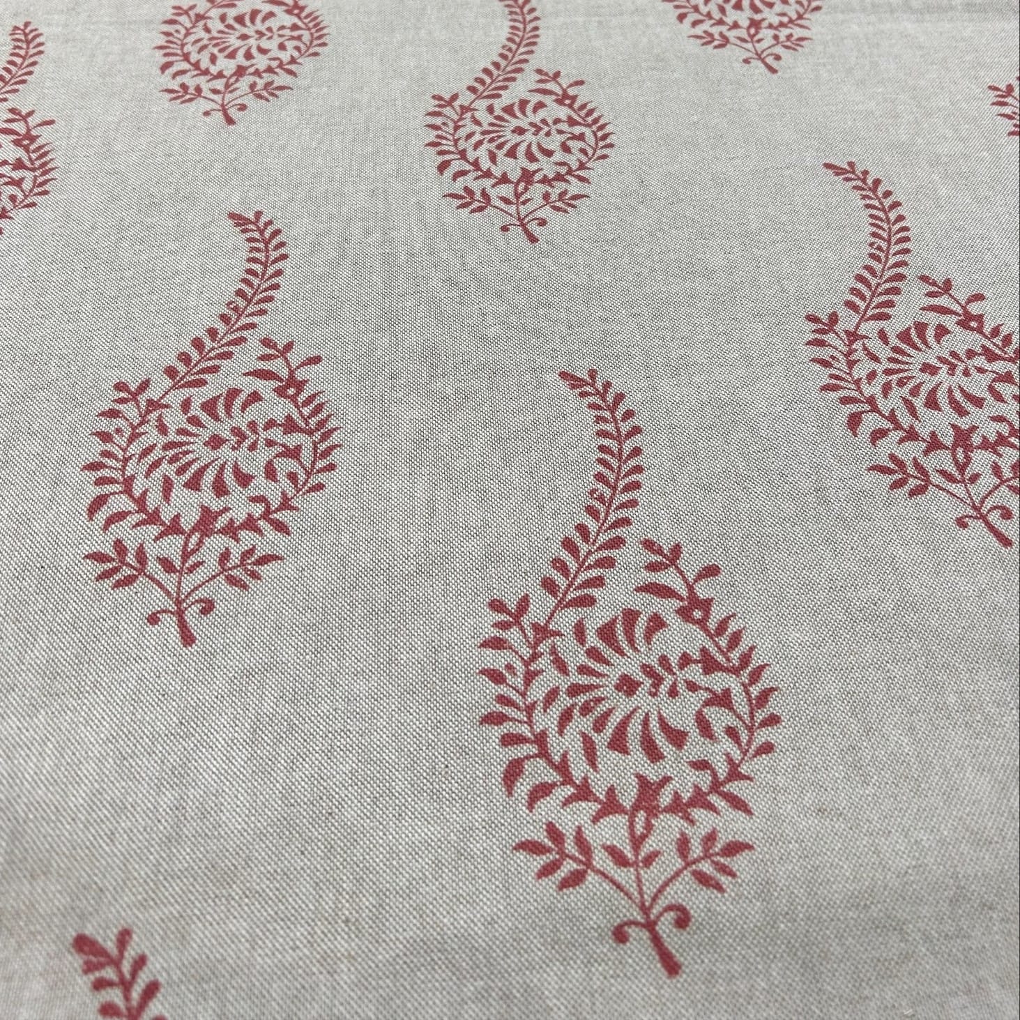 Sewing House Humber Red Fabric Sewing House Humber Red Fabric