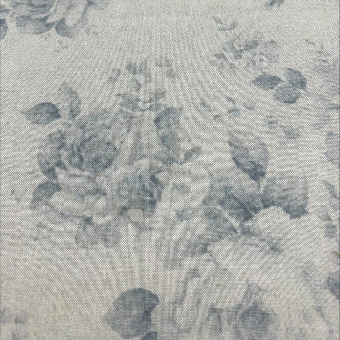 Sewing House Faded Rose Indigo Fabric