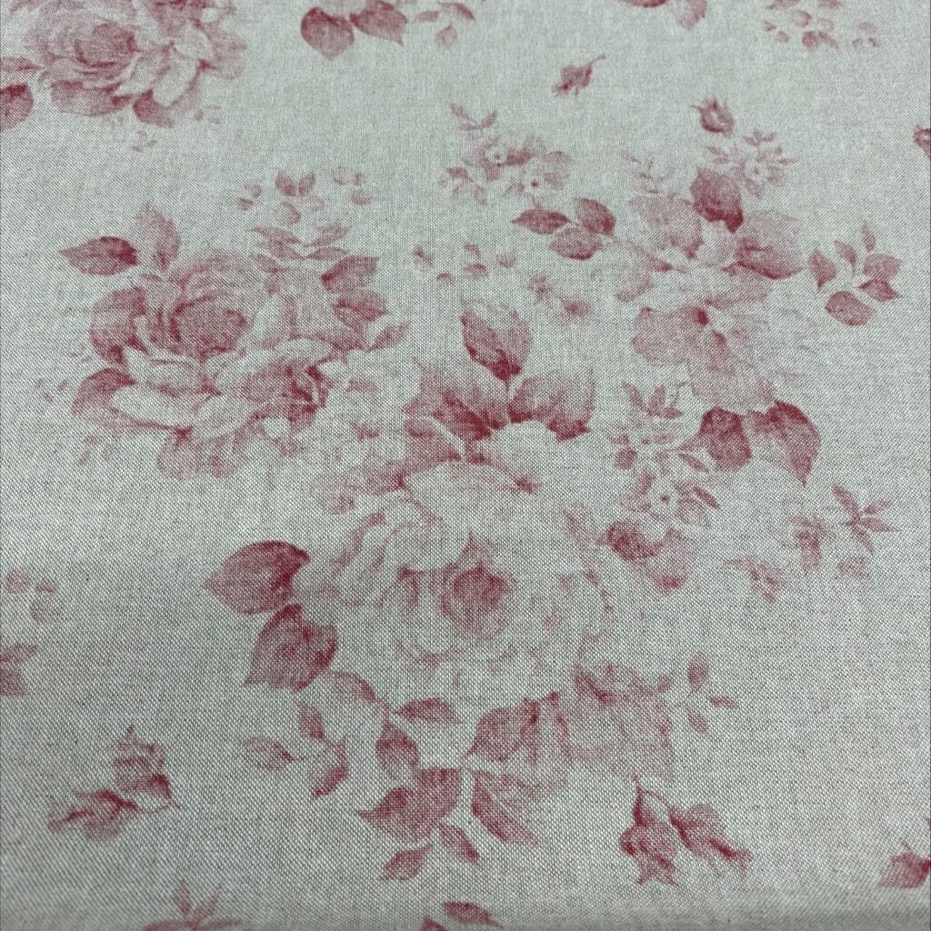 Sewing House Exclusive Faded Rose Red Cushion