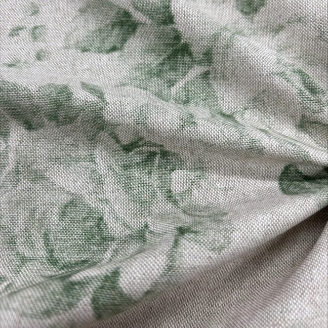 Sewing House Faded Rose Sap Green Roman Blind