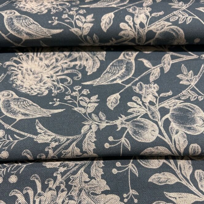 Sewing House Nigella Indigo Roman Blind