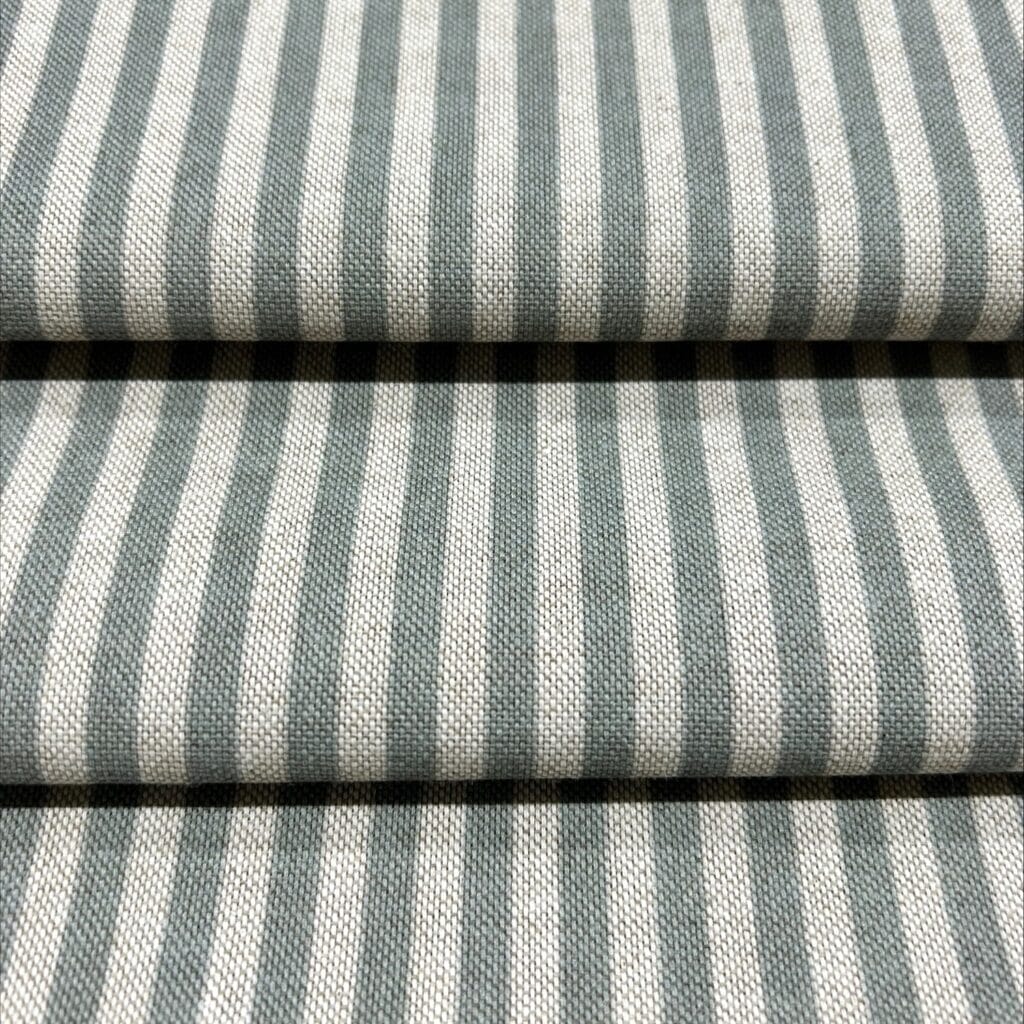 Sewing House Claremont Stripe Duckegg Roman Blind