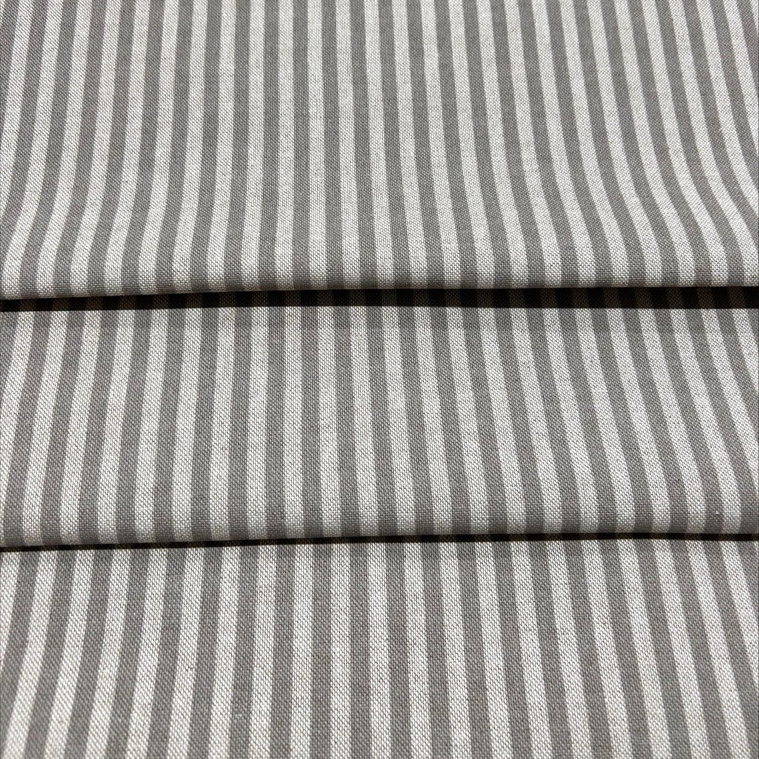 Sewing House Claremont Stripe Soft Grey Roman Blind Sewing House Claremont Stripe Soft Grey Roman Blind