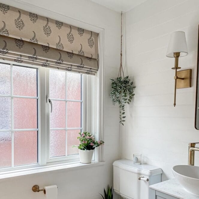 Sewing House Humber Indigo Roman Blind Sewing House Humber Indigo Roman Blind