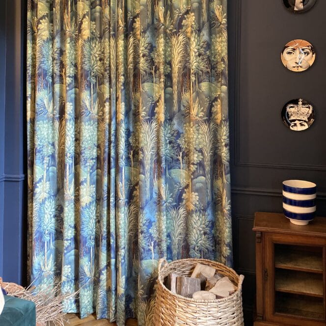 Forbidden Forest Sapphire Curtains