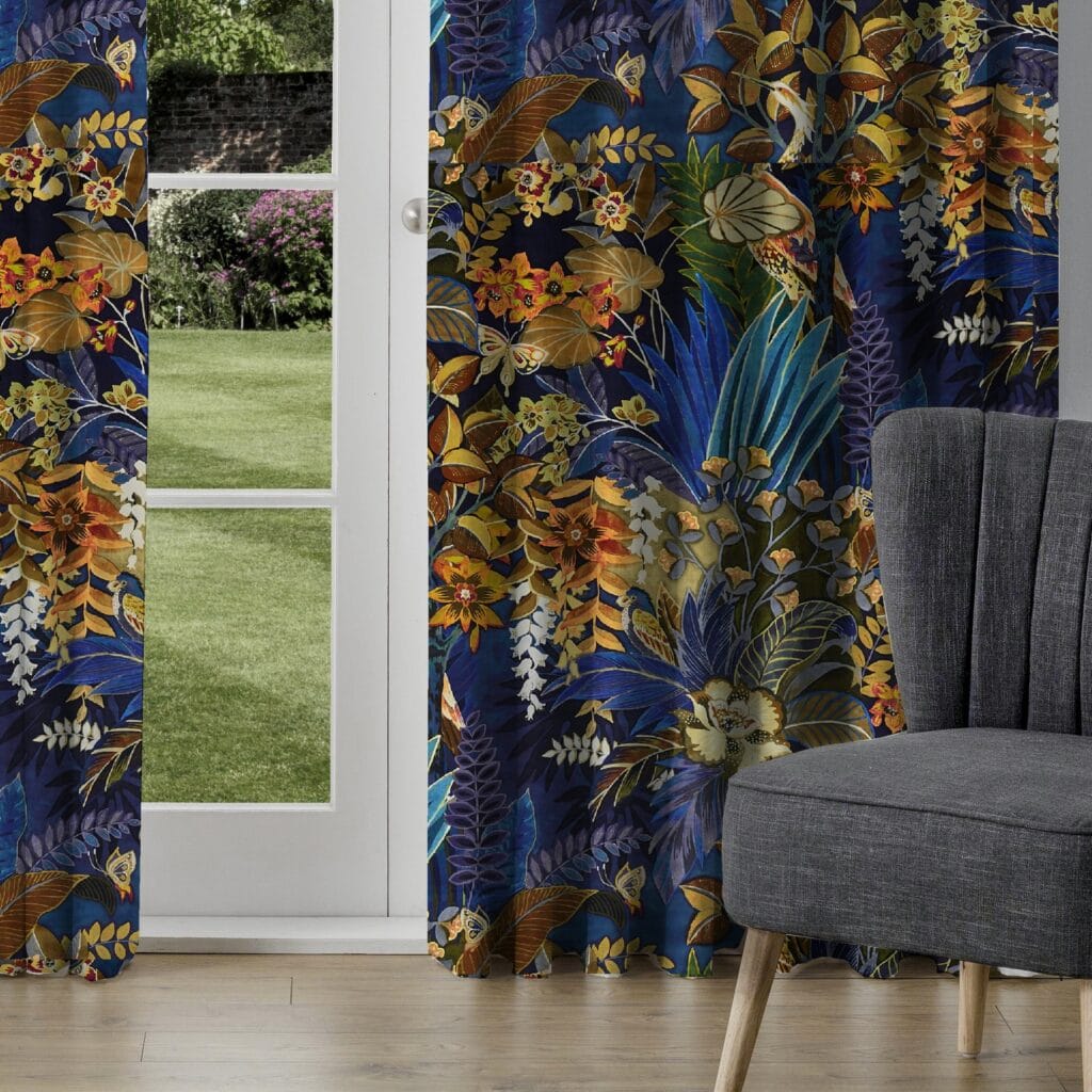 Product Spotlight: Hidden Paradise Midnight Curtains