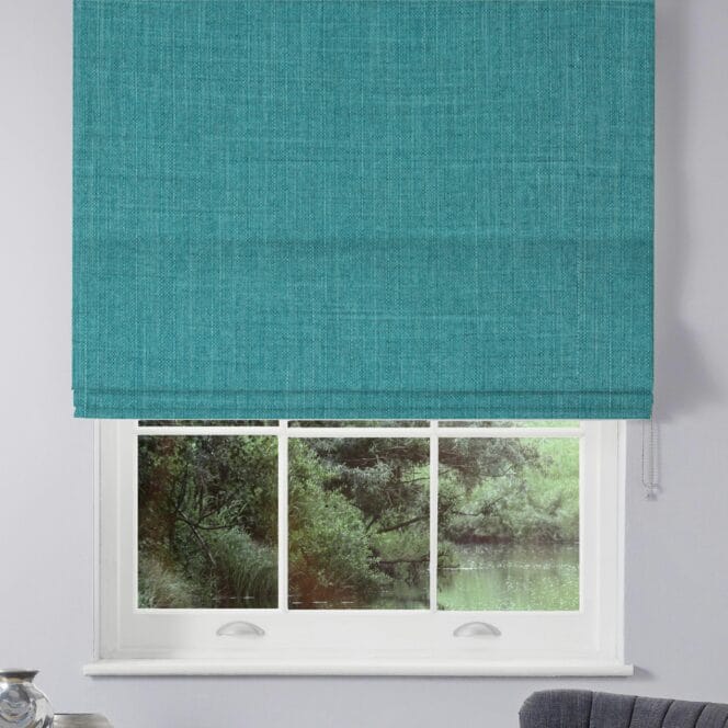 Franklin Azure Roman Blind