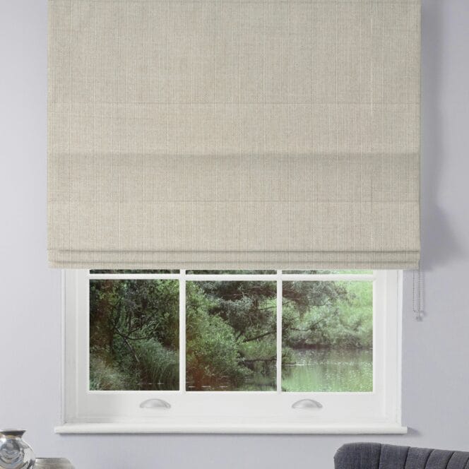 Franklin Limestone Roman Blind