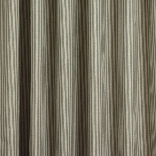 Sewing House Claremont Stripe Soft Grey Curtains