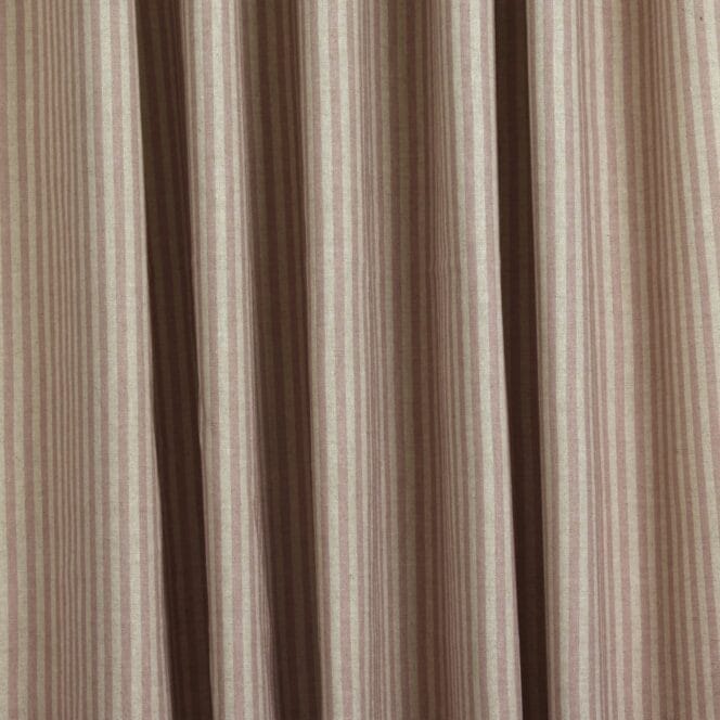 Sewing House Claremont Stripe Soft Pink Curtains