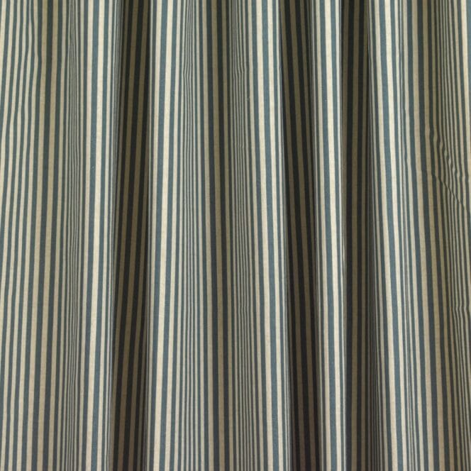 Sewing House Claremont Stripe Teal Curtains