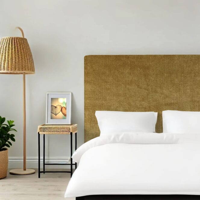 Velour Gold Headboard