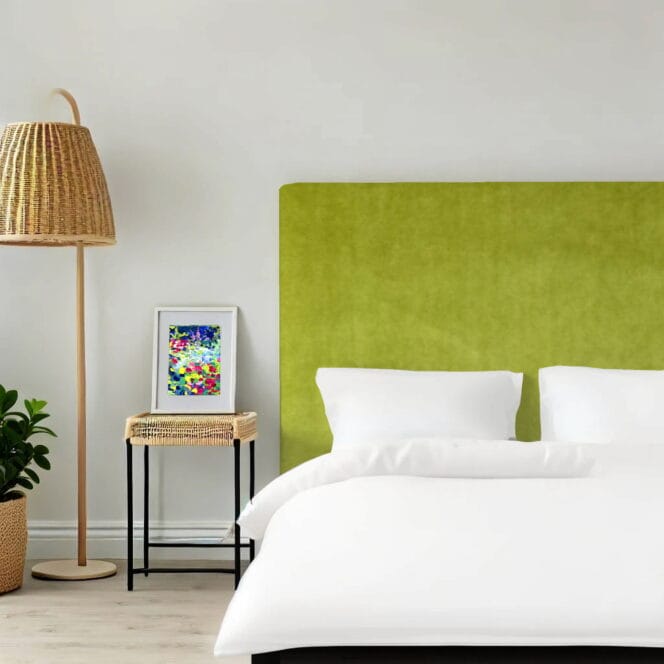 Velour Grass Headboard