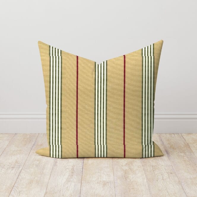 Ian Mankin Gallery Stripe Rustic Cushion