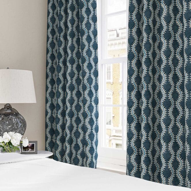 Linwood Helter Skelter Adriatic Curtains