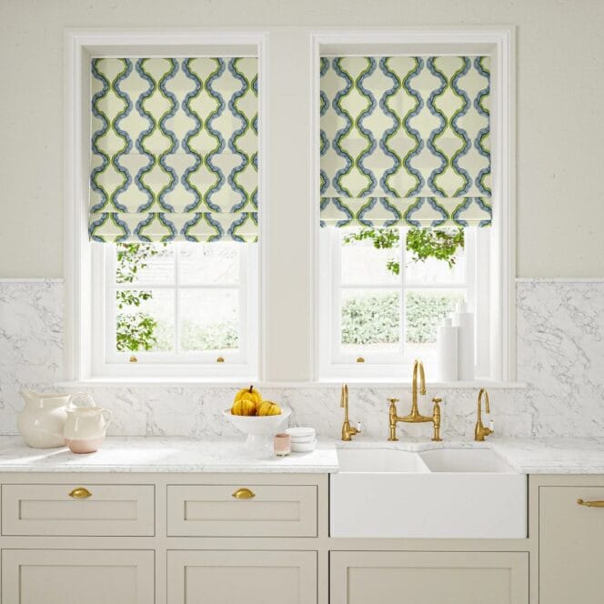 Linwood Ruffled Vienna Roman Blind