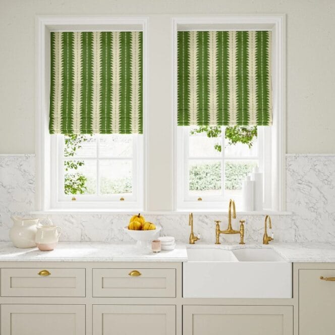 Linwood Ruched Lizard Roman Blind